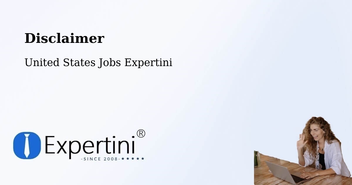 Disclaimer – Millinocket - United States Jobs Expertini